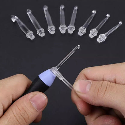 Versatile 9-in-1 Illuminated Crochet Hook Set