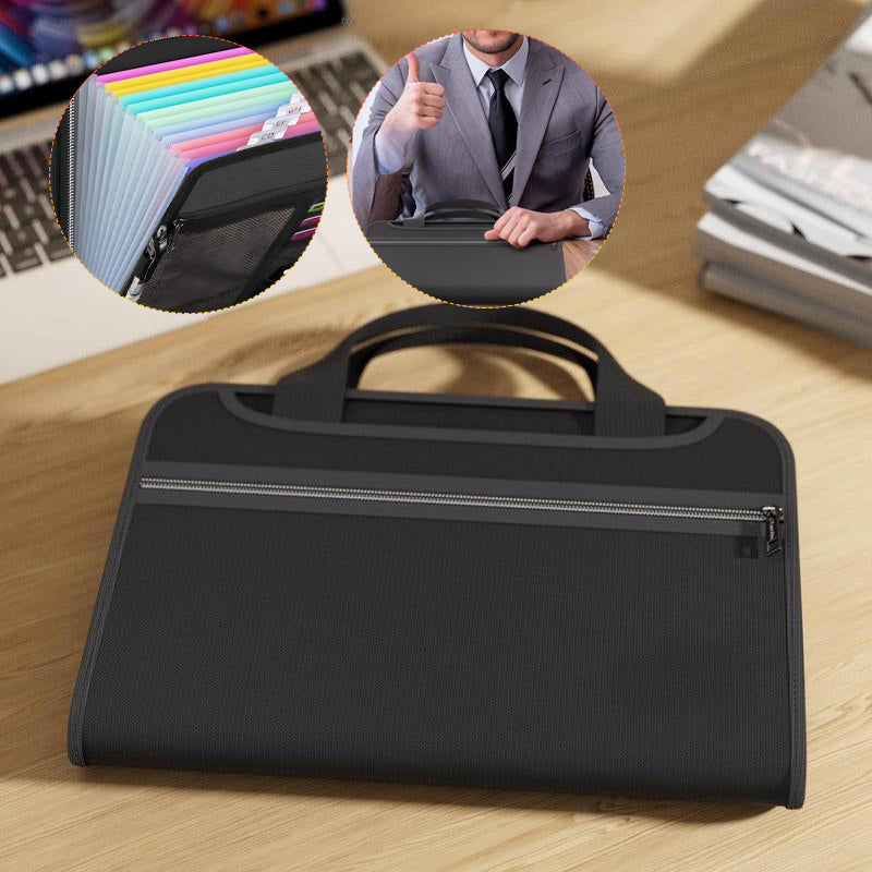 Spacious Fireproof A4 Document Organizer with Handle