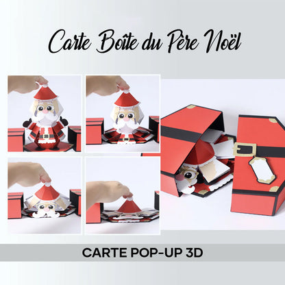 Surprise Santa Prank Pop-Up Card for Holiday Fun