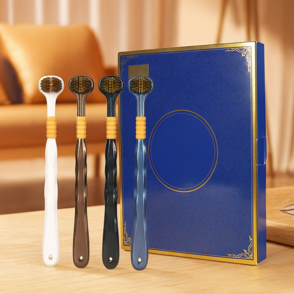 TriClean Multi-Angle Toothbrush for Effortless Oral Care