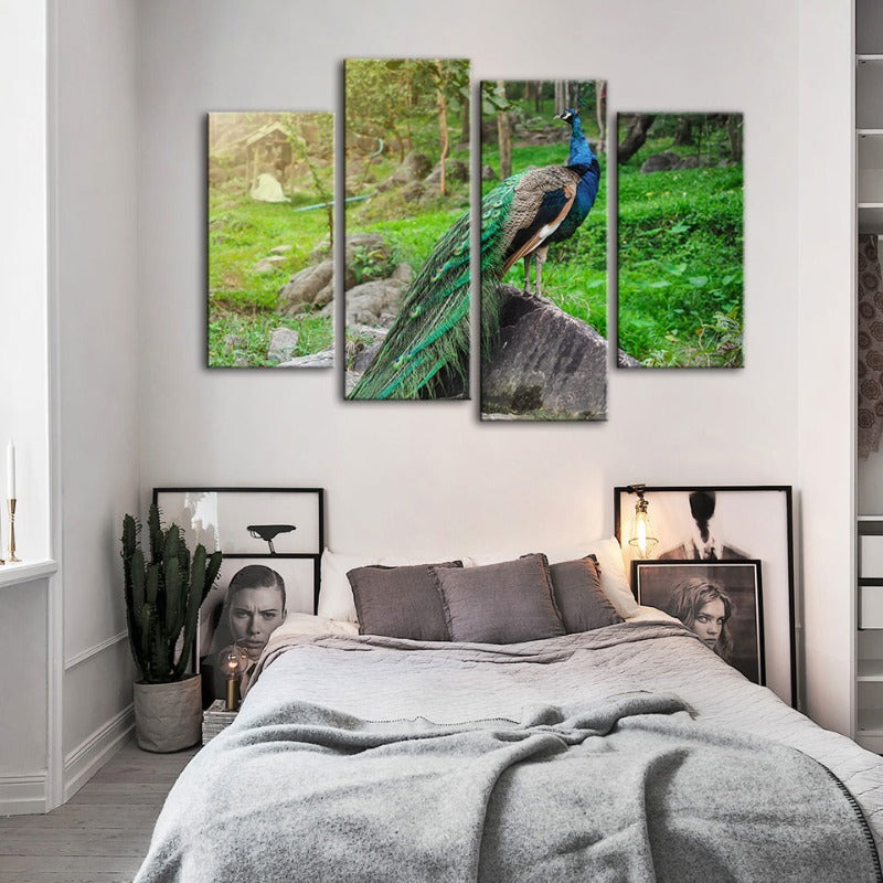 Serene Majesty Canvas Art Set - 4 Panels