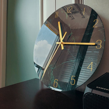 Stylish Glass Wall Clock for Home Decor