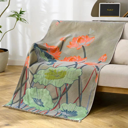 Serene Blossom Cotton Towel for Ultimate Comfort