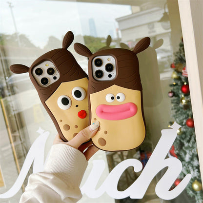 Cartoon Frog Phone Case – Charming Gift Option
