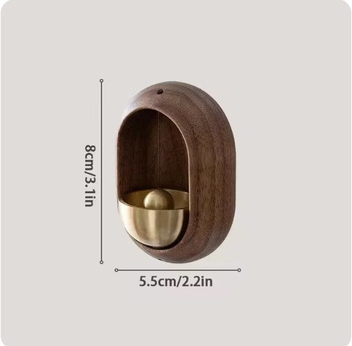 Elegant Wooden Door Bell Chime