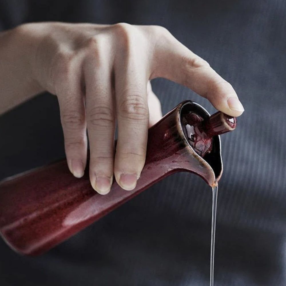 Elegant Ceramic Condiment Dispenser for Your Kitchen