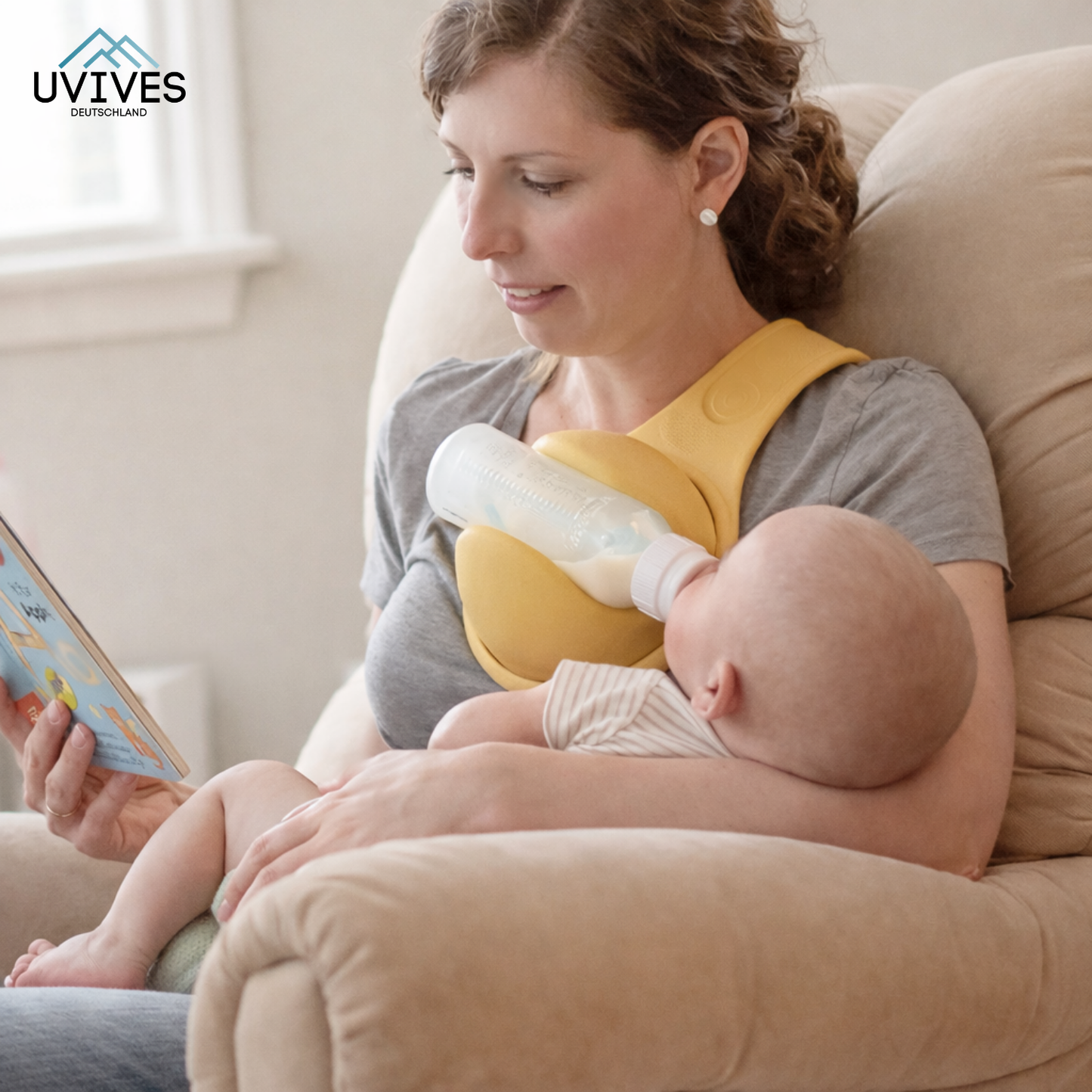 Hands-Free Baby Feeding Solution for Complete Arm Relief