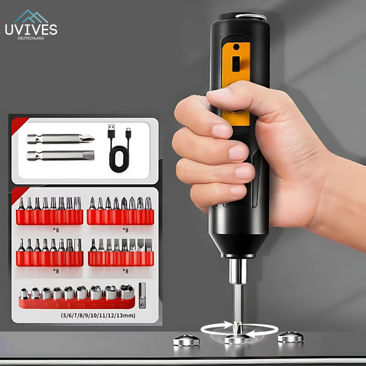 Button-Activated Screwdriver for Effortless Screw Insertion