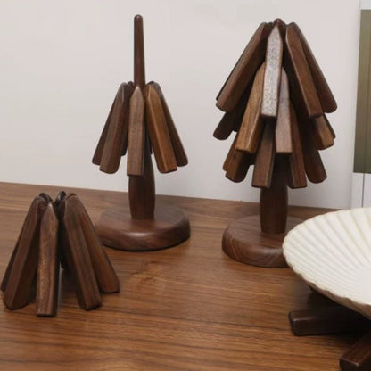 Stylish and Durable Wooden Trivet – Practical Kitchen Accessory