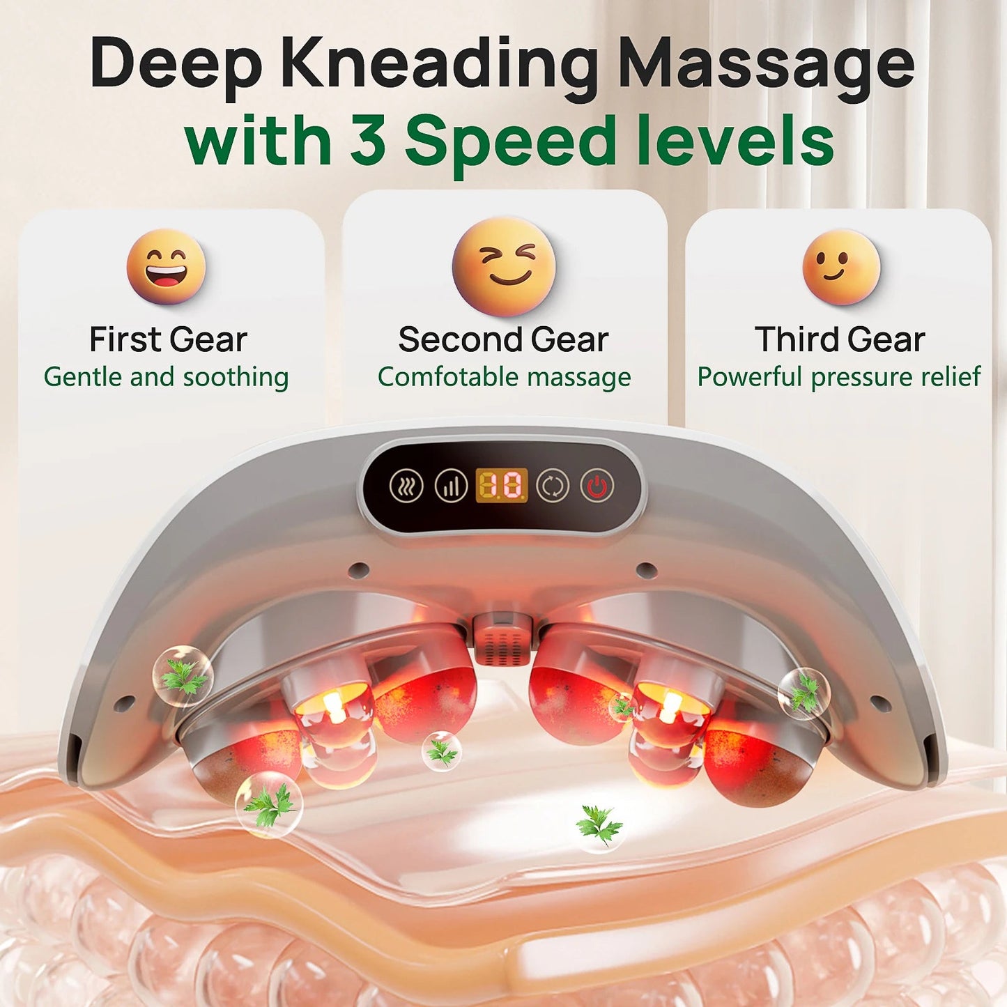 Cordless Heating Pad for Abdomen – Massager for Cramps and Relaxation