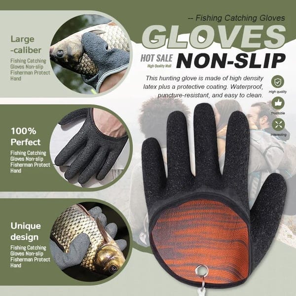 Ultimate Grip Fishing Gloves for Secure Handling