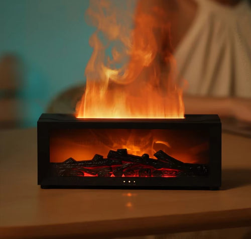 Serene Flame Humidifier for Comfort and Wellness