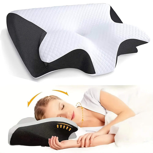 Ergonomic Memory Foam Pillow for Neck and Back Support – RelaxNeck