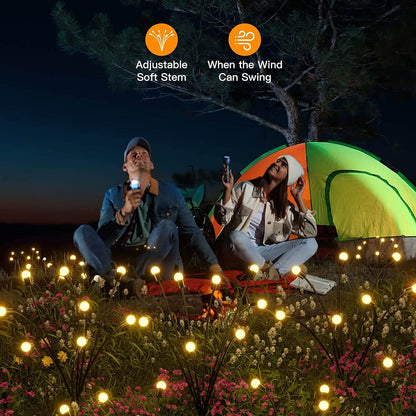 Enchanting Solar Motion Garden Lights - Set of 2