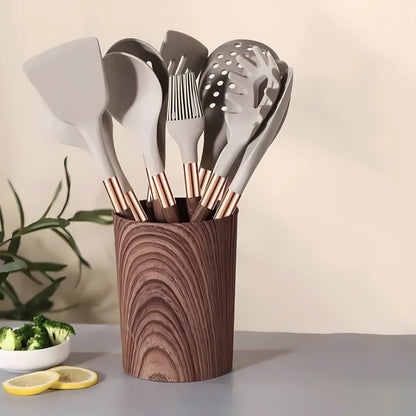 Premium Silicone Kitchen Tool Set | 10 Essential Pieces