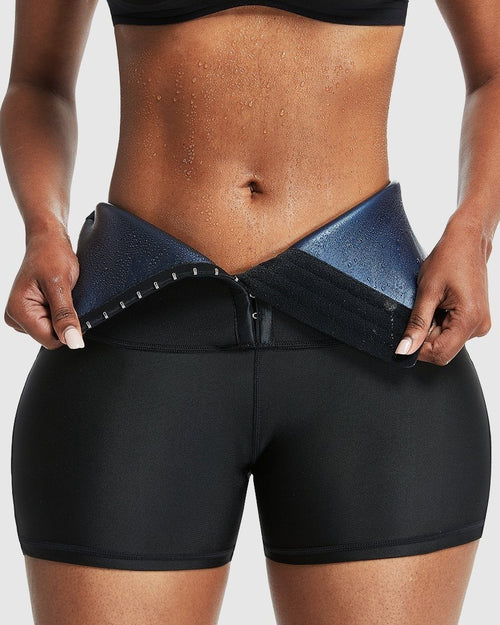 HeatWave Slimming Workout Shorts for Enhanced Sweat
