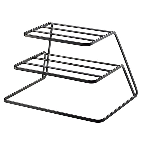 Dual-Level Dish Organizer for Clutter-Free Spaces
