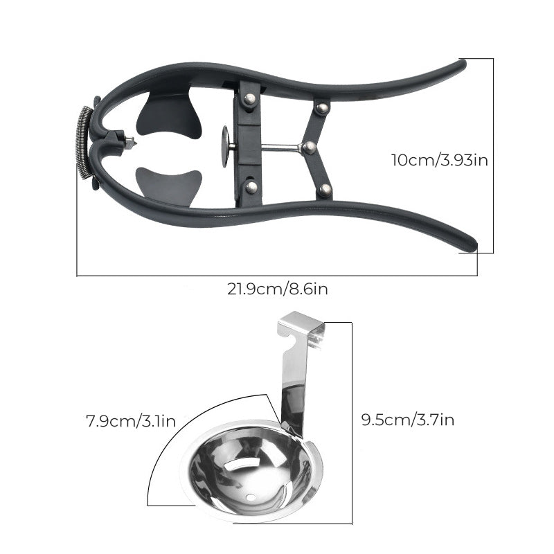 Dual-Function Egg Opener and Beater - Versatile Kitchen Tool