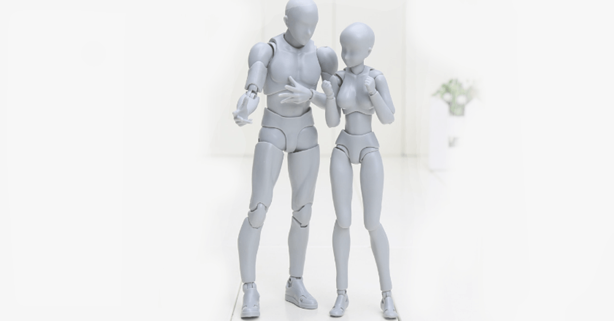 Artistic Body-Kun Figurines for Sculptors and Illustrators