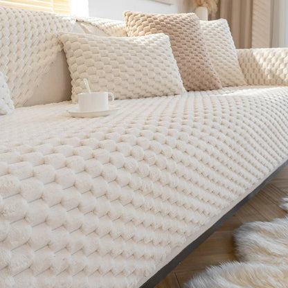 Winter Plush Anti-Slip Sofa Cover – 50% Off [Final Day Sale]