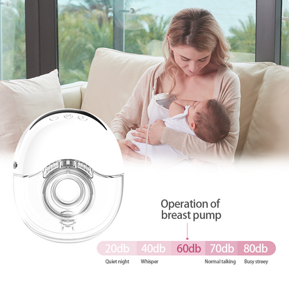 Portable Silent Breast Pump – Hands-Free Convenience
