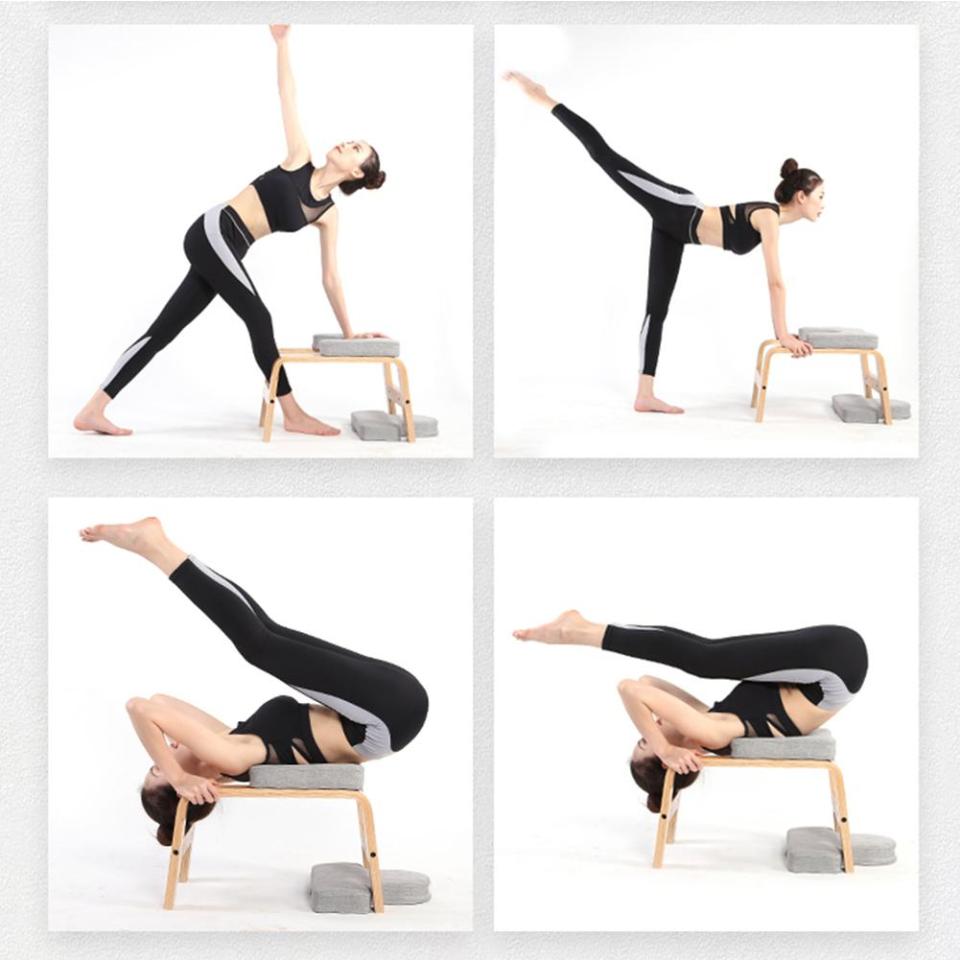 Inversion Bench for Safe and Comfortable Headstands