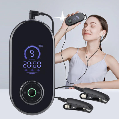 Microcurrent Ear Clip Gadget | Various Modes, 9 Levels of Intensity, Timed Sessions & USB-C Charging