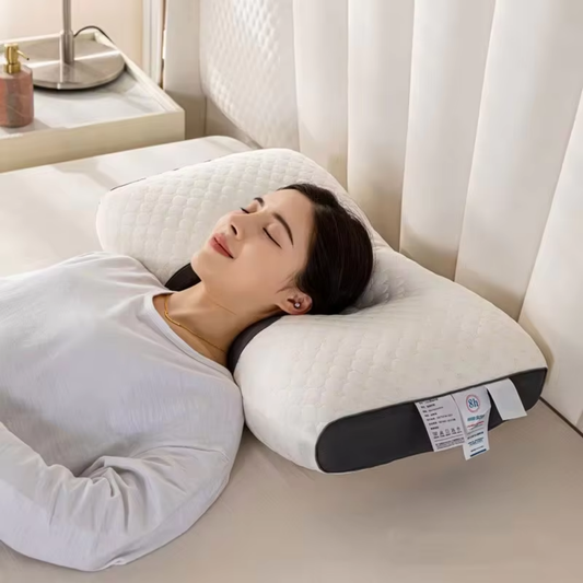 Breathable Contour Neck Pillow with Memory Foam Design