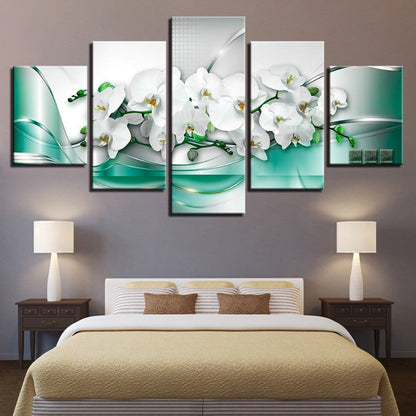 Stunning 5-Piece Tulip Canvas Art Set for Vibrant Spaces