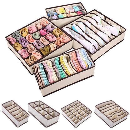 Buy 2 Get 2 Free | Foldable Clothing Storage Organizer for Underwear
