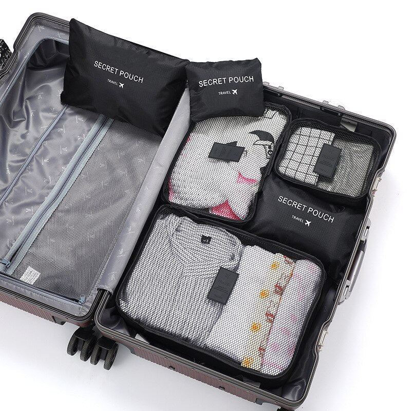 Smart Travel Organizer Set for Effortless Packing