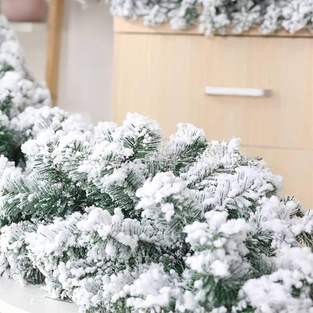 Frosted Winter Garland for Holiday Decor