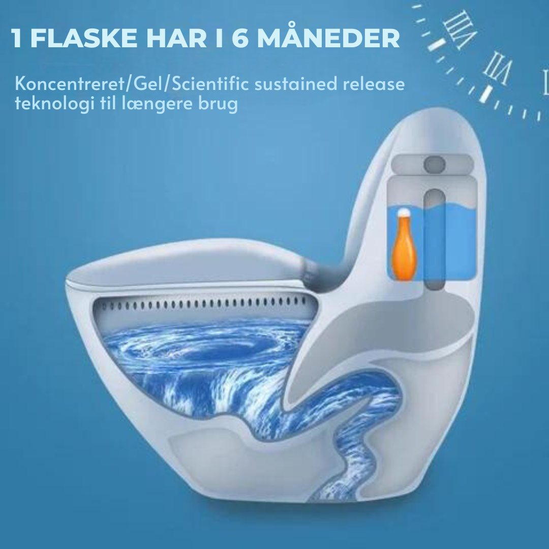 FreshWave Toilet Cleaning Solution - Blue Citrus Burst
