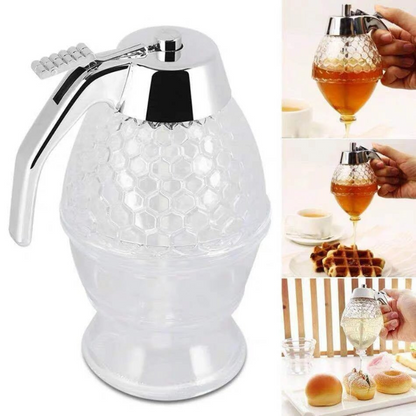Convenient Honey Dispenser with Elegant Design