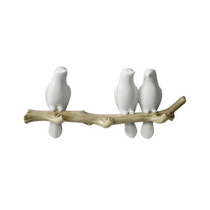 Decorative Wall Hooks with Beautiful Bird Design for Playful Styling