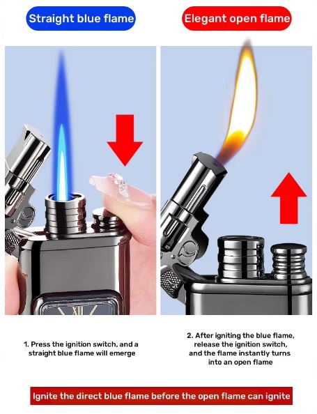 Versatile Flame Control Lighter with Adjustable Settings