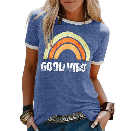 Joyful Energy Graphic Tee for Everyday Style