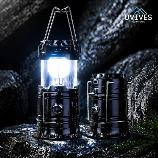 Double Solar Lamp & Flashlight for Endless Outdoor Illumination