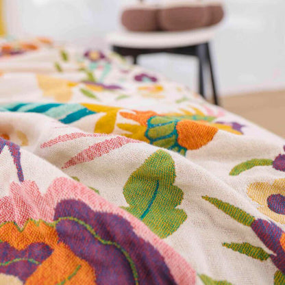 Charming Floral Serenity Coverlet
