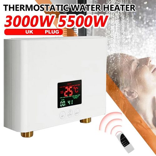 Instant Hot Water Heater without Tank and Remote Control