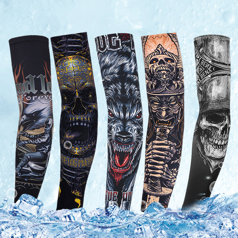 Men's Cooling Arm Sleeves for Ultimate Sun Protection