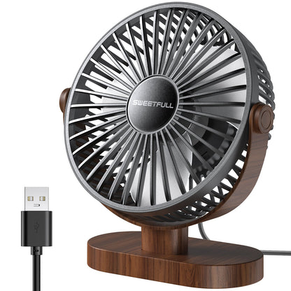 6.5 Inch Portable USB Desk Fan for Home, Office, Car, and Travel