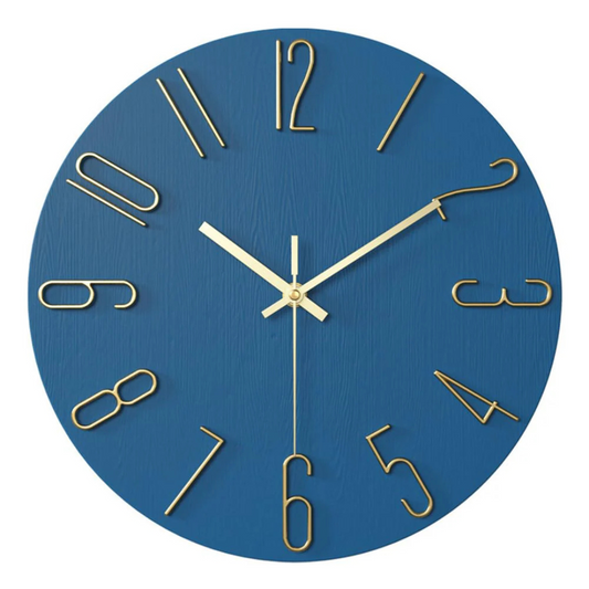 Modern Silent Wall Clock for Living Room – Elegant Timepiece