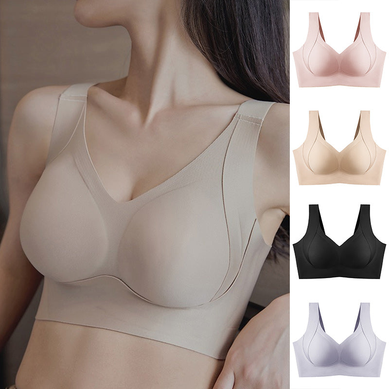 Silk Essence Underwire Bra | Elegant Support with Side Coverage and Anti-Sagging for Maximum Comfort