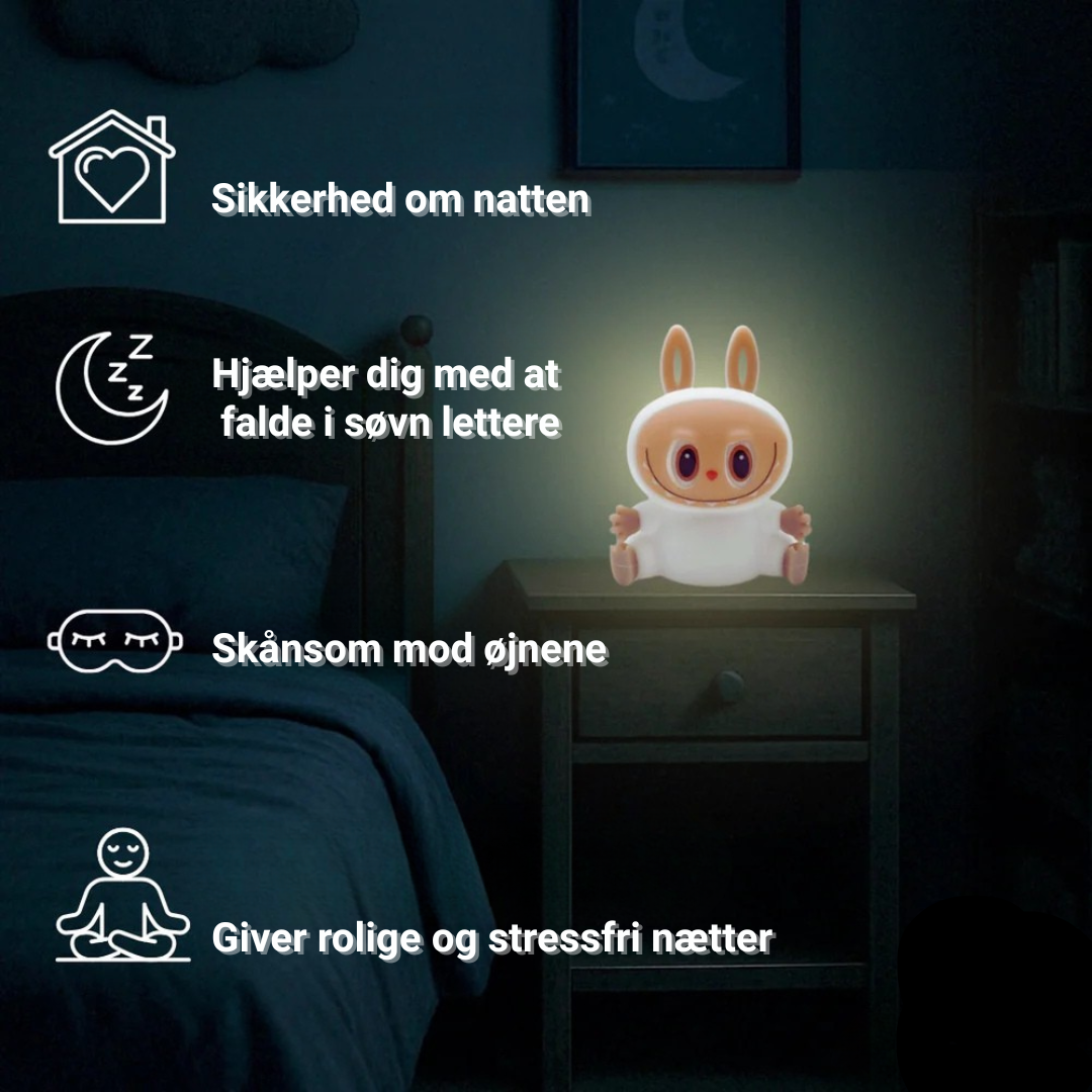 Cozy Night Light with Plush Animal Design