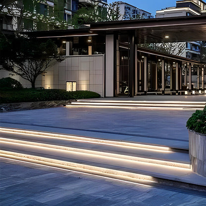 Waterproof 24V Recessed Flat LED Strip Lights for Deck and Step Illumination