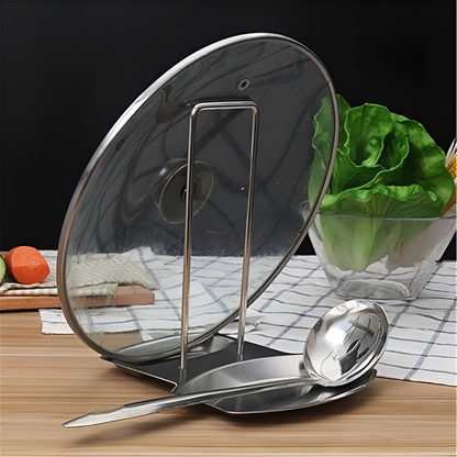 Chic Kitchen Lid Organizer for Efficient Cooking
