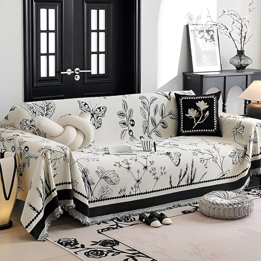 Chic Botanical Sofa Protector