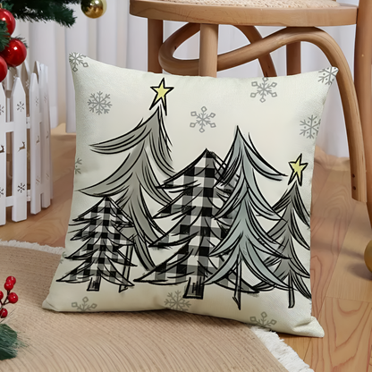 Festive Gnome Throw Pillow Covers | Set of 4