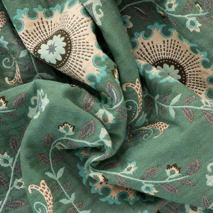 Chic Mandala Reversible Cotton Throw for All Seasons